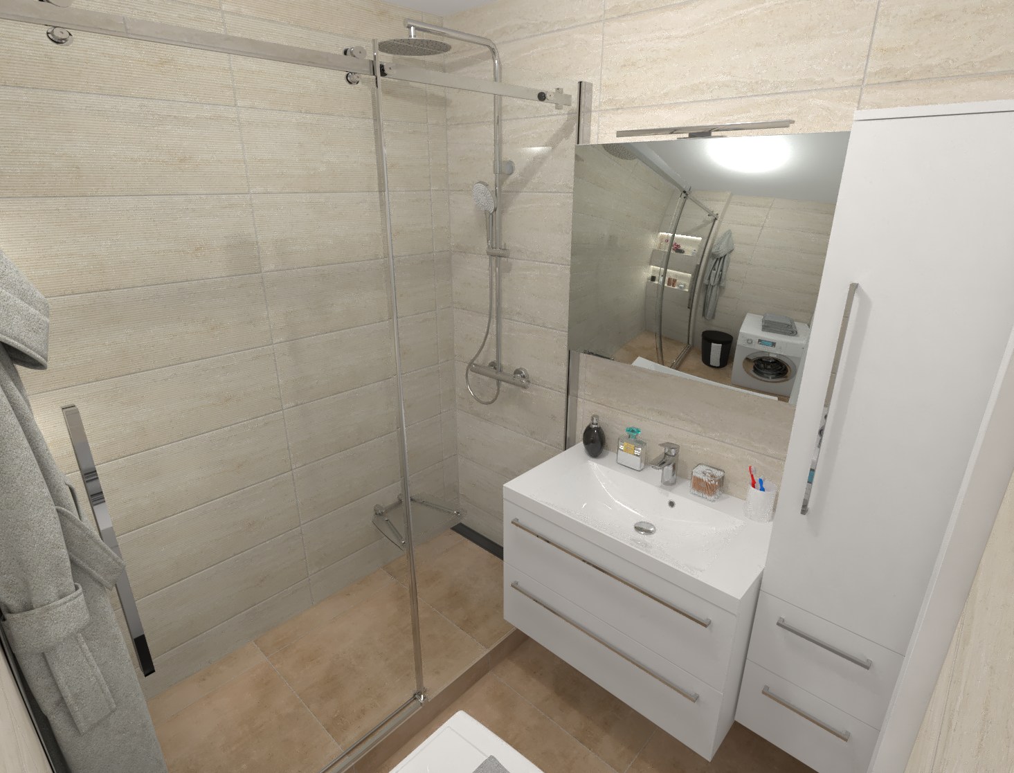 Vizualizace koupelny