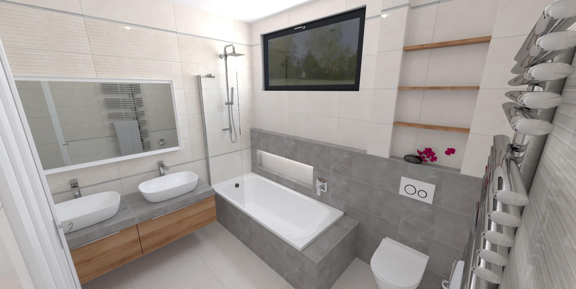 Vizualizace koupelny