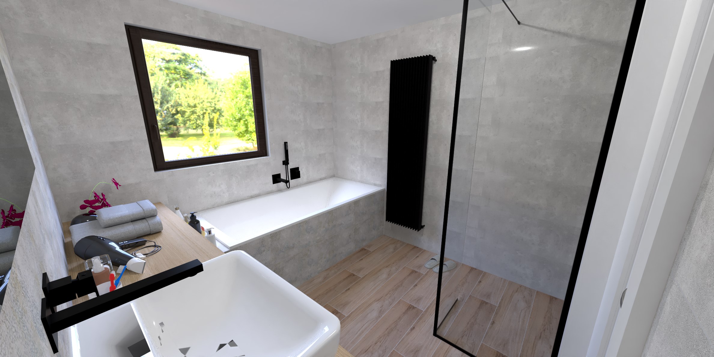 Vizualizace koupelny