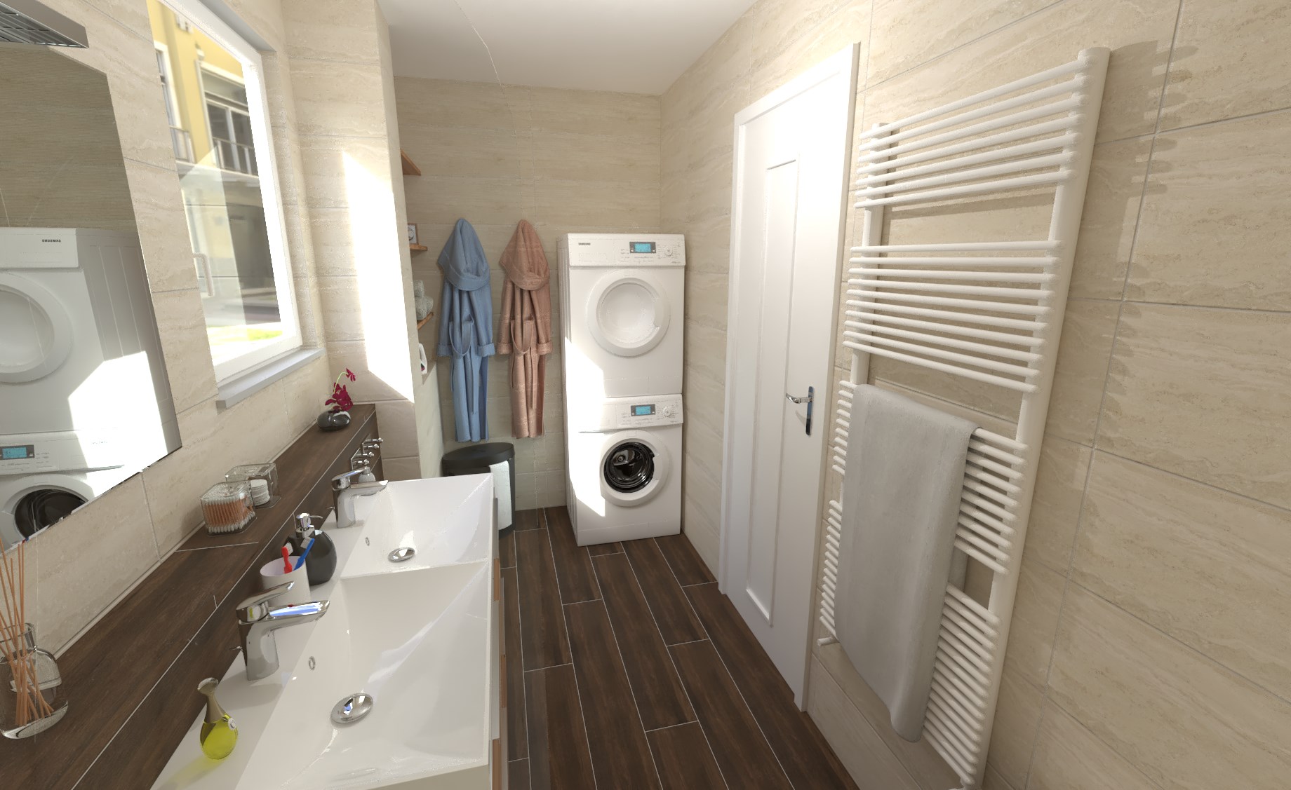 Vizualizace koupelny