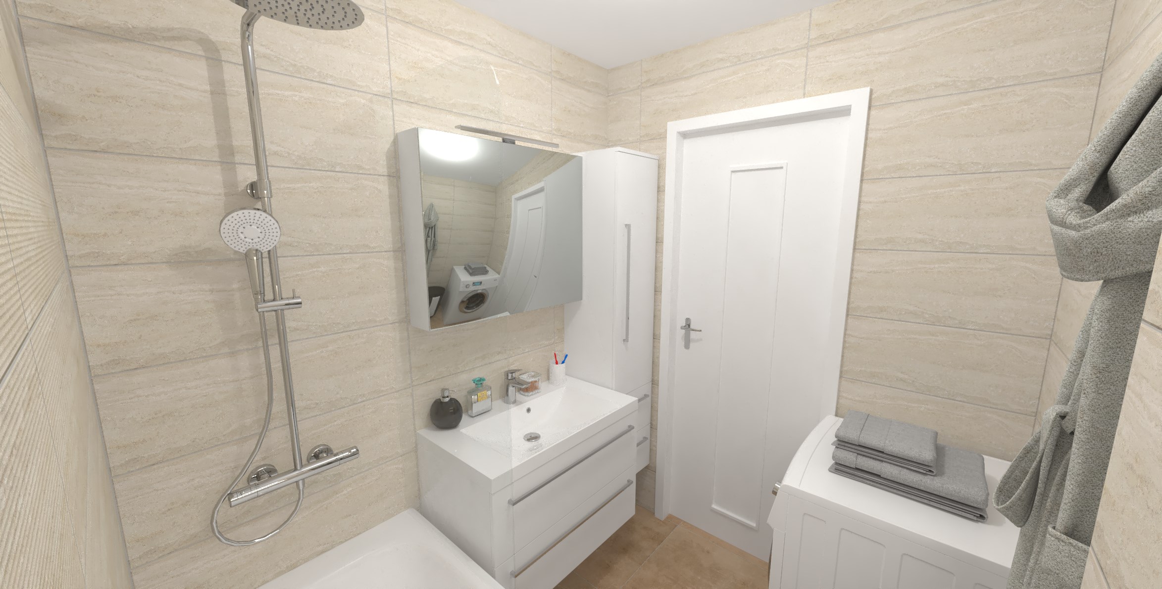 Vizualizace koupelny