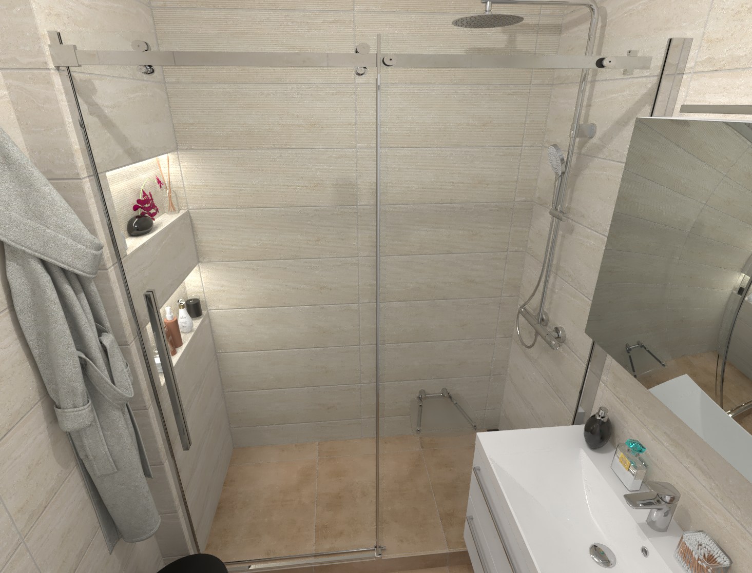 Vizualizace koupelny