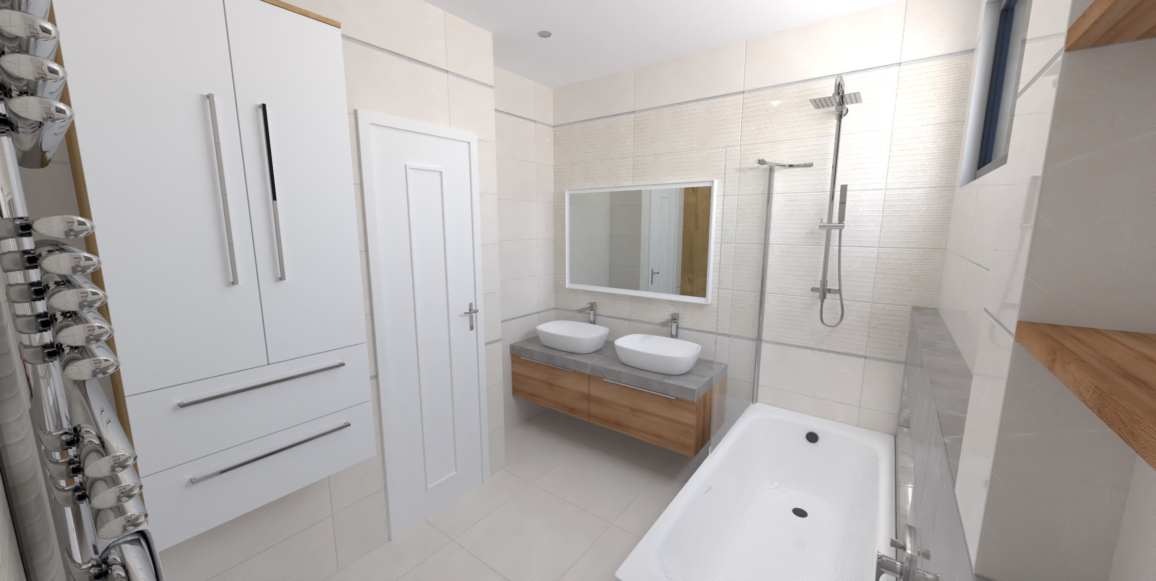 Vizualizace koupelny