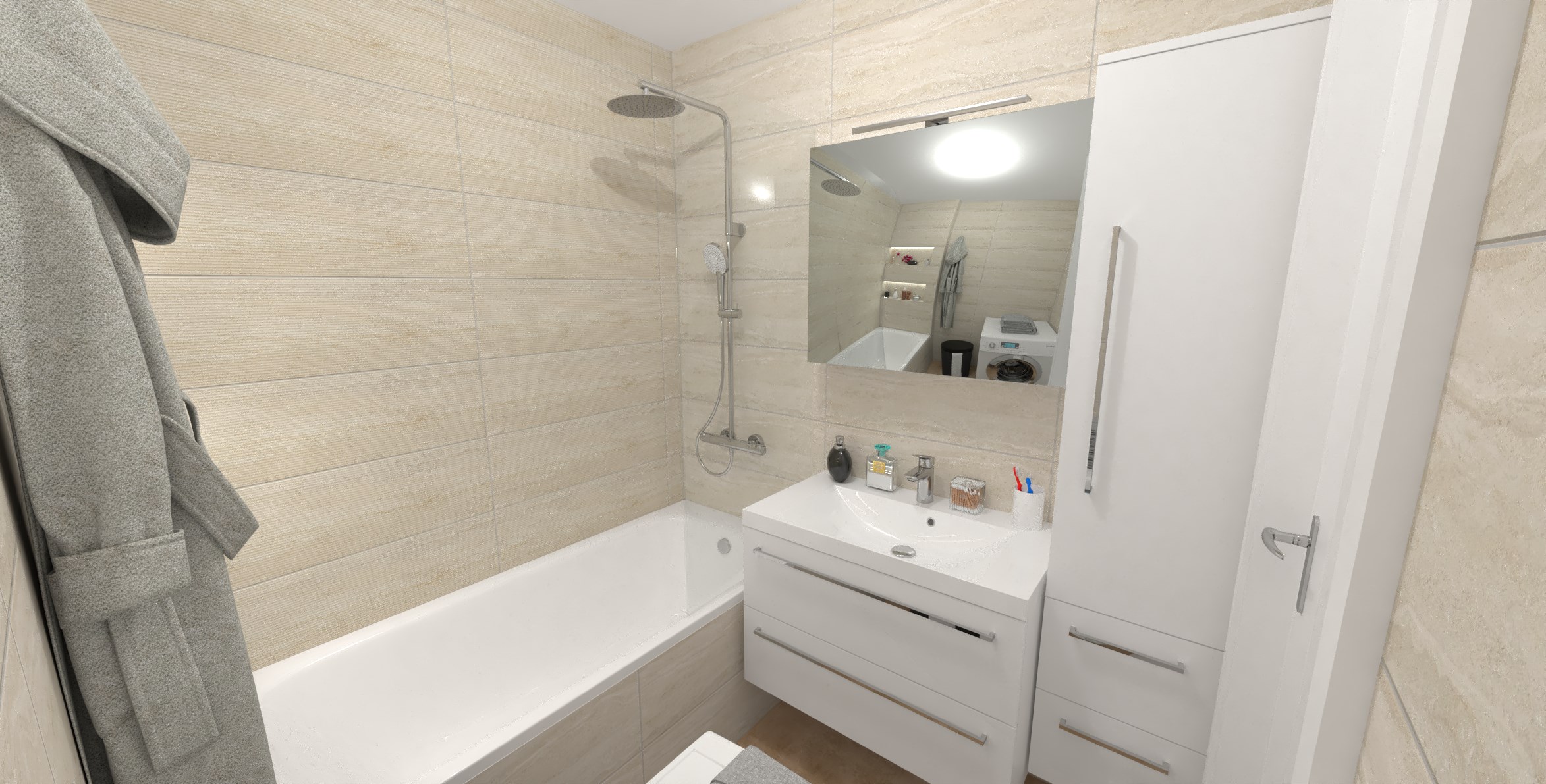 Vizualizace koupelny