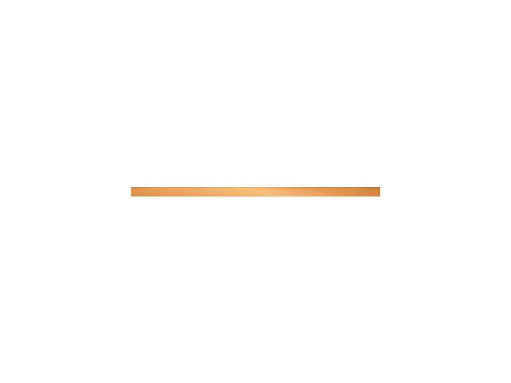 Listela skleněná Tubadzin Copper 2 lesk 2x60
