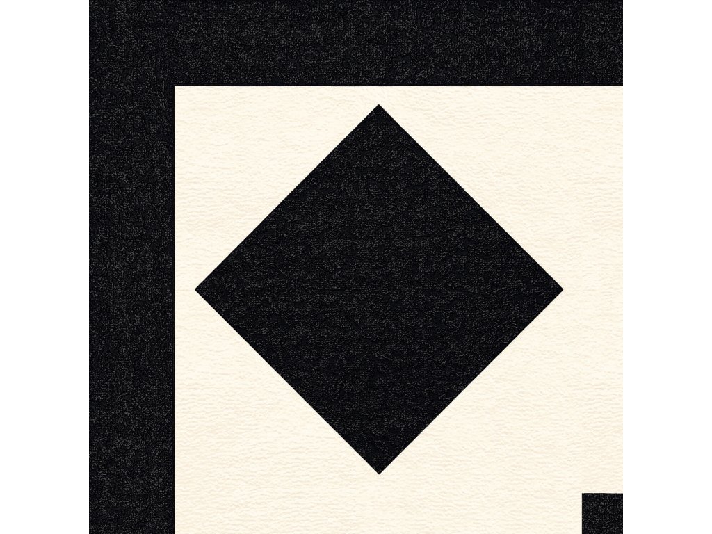 Listela Arté Senza black roh mat rektifikovaná 15x15