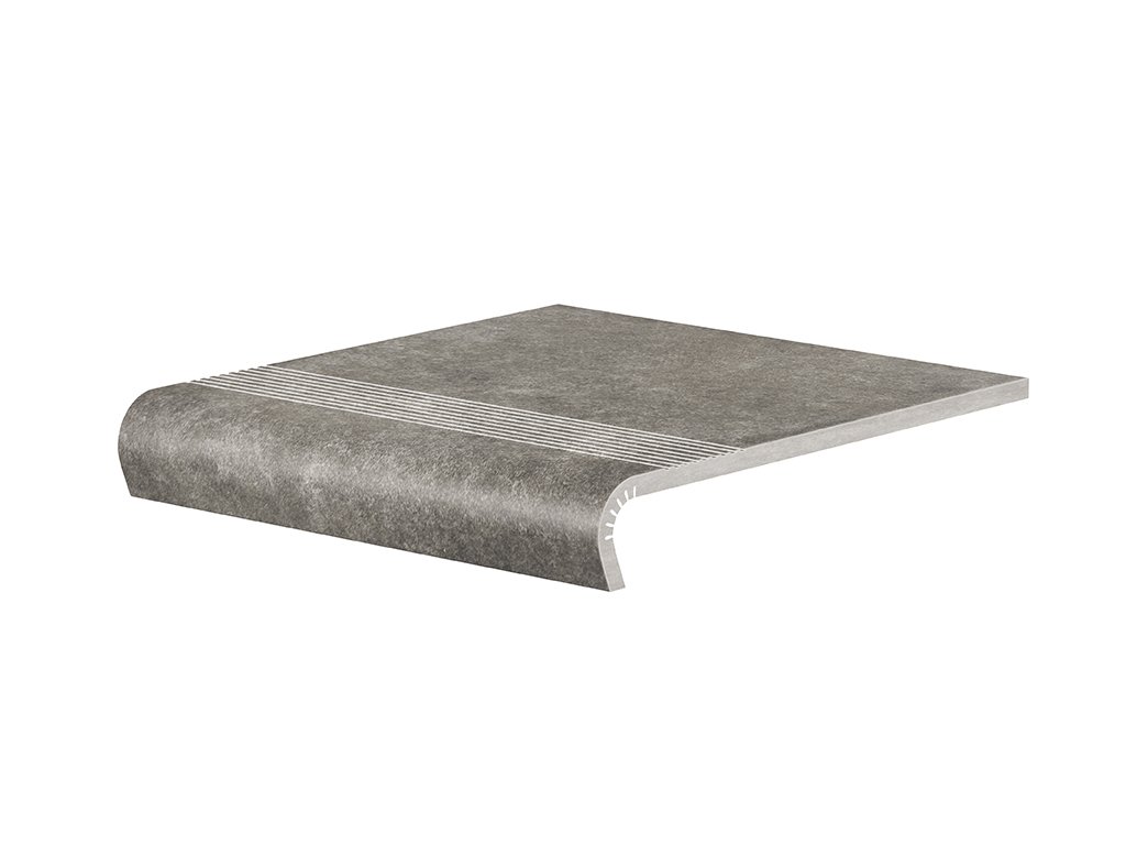 21754 21754 dlazba cottage tmave seda schod v shape 32x30 cm