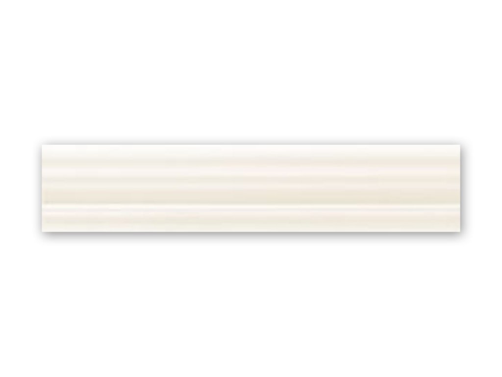 Listela Tubadzin Royal Place white 2 lesk 6x30
