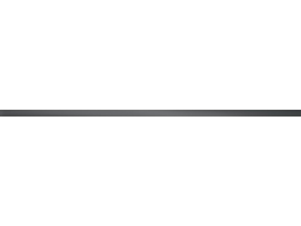 Listela Tubadzin Steel black lesk rektifikovaná 2x90