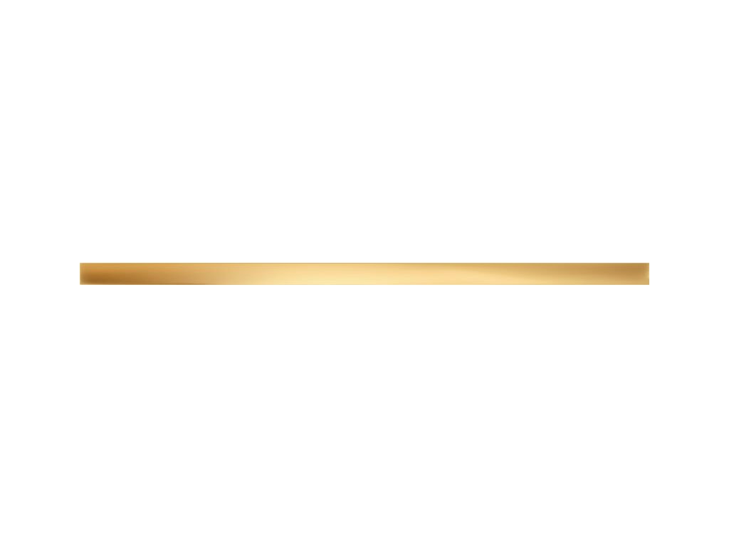Listela skleněná Tubadzin Glass Gold lesk 2x60