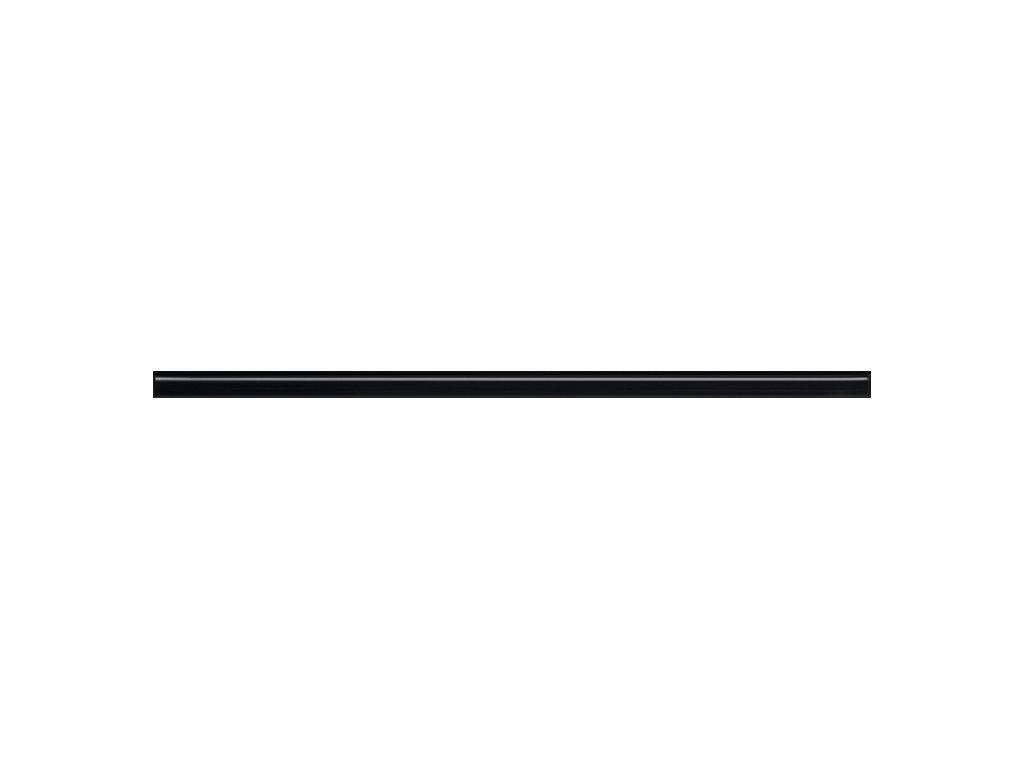 Listela skleněná Tubadzin Glass black lesk 2x61