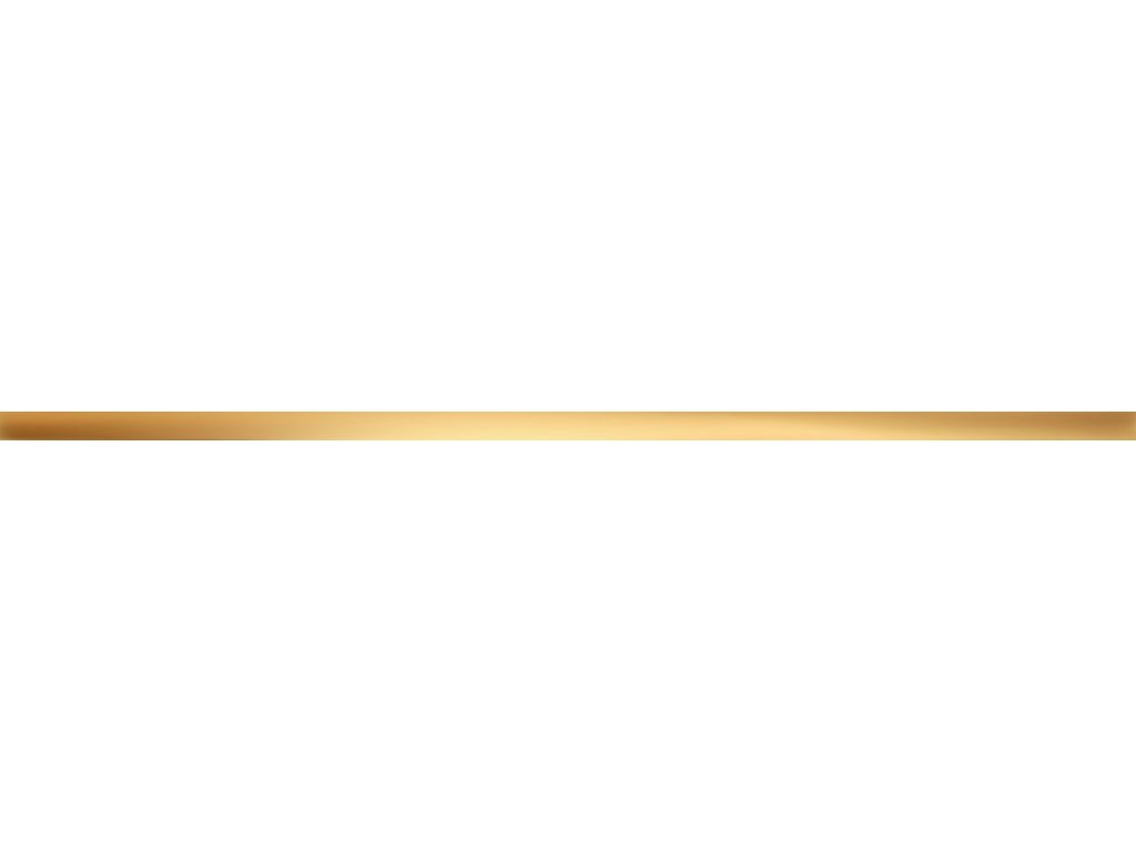 Listela Arté Origami gold lesk rektifikovaná 2x90