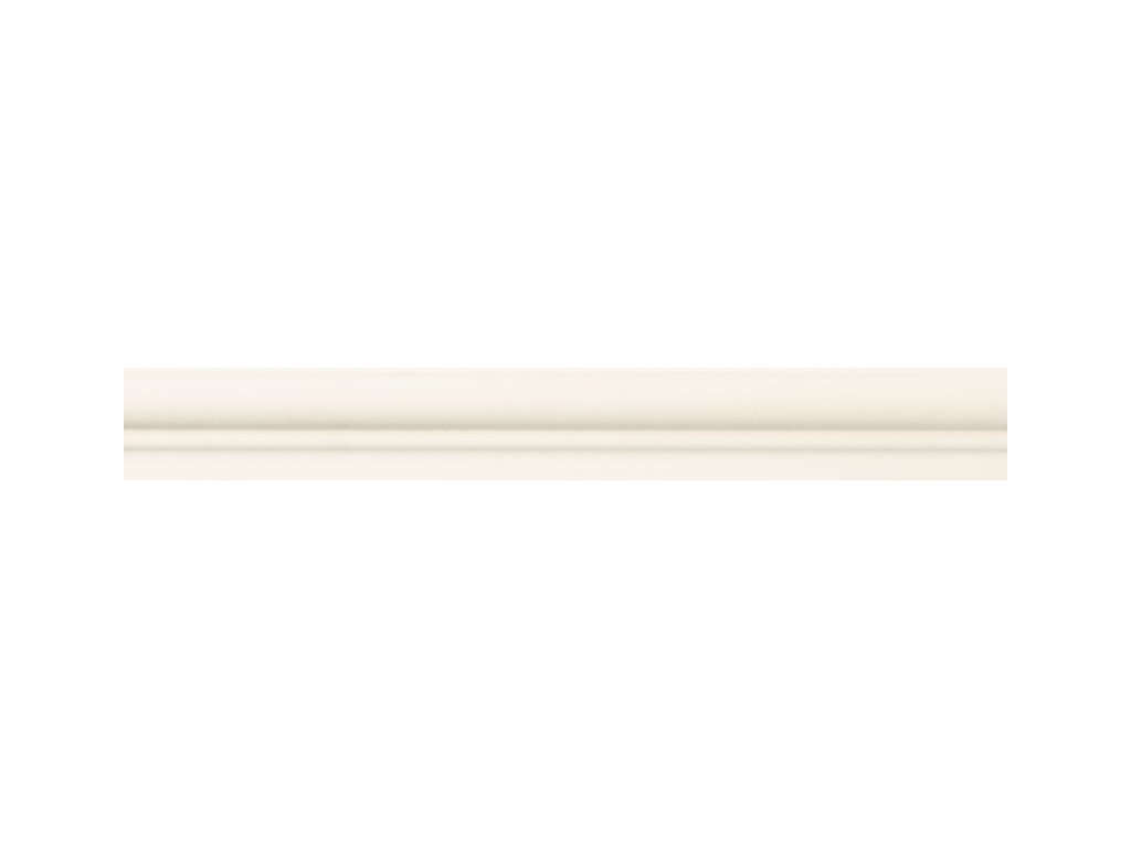 Listela Tubadzin Timeless white 1 mat 4x33