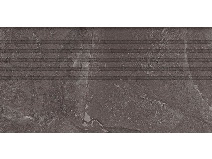 Schodovka Tubadzin Grand Cave graphite mat rektifikovaná 30x60