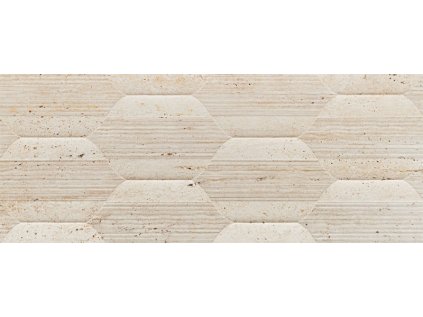Obklad Tubadzin Tissue ivory struktura mat rektifikovaný 30x75