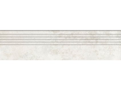 Schodovka Tubadzin Torano white mat rektifikovaná 30x120