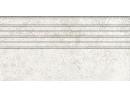 Schodovka Tubadzin Torano white mat rektifikovaná 30x60