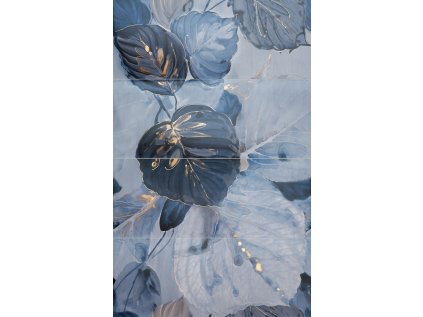 Dekor Tubadzin Blue Stone 4ks lesk rektifikovaný 75x120