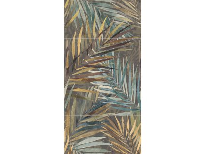 Dekor Tubadzin Bihara leaves 4ks mat rektifikovaný 60x120