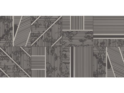 Dekor Tubadzin Duo graphite B pololesk rektifikovaný 30x60