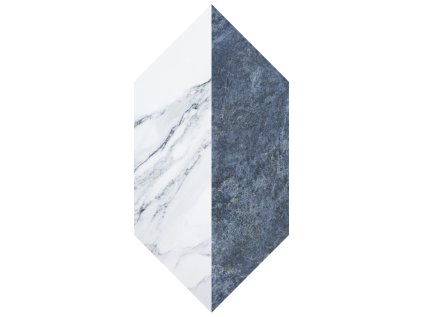 Dekor Tubadzin Ferro blue lesk rektifikovaný 15x23