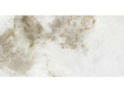 Dlažba Tubadzin Onice Bianco mat rektifikovaná 120x275