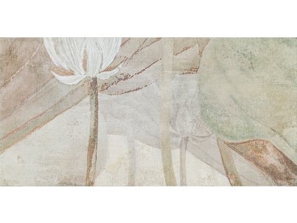 Dekor Tubadzin Tortora flowers 1B mat rektifikovaný 60x120