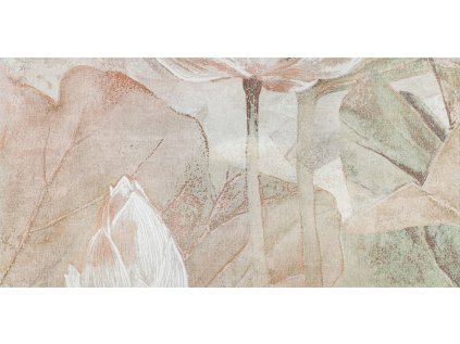 Dekor Tubadzin Tortora flowers 2B mat rektifikovaný 60x120