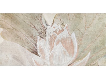 Dekor Tubadzin Tortora flowers 3B mat rektifikovaný 60x120