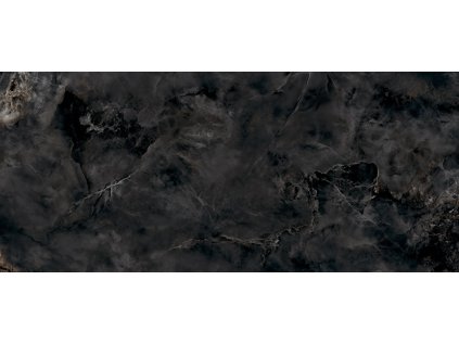 Dlažba Tubadzin Aquamarine black lesk rektifikovaná 120x275