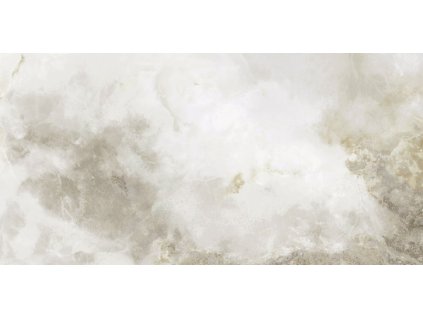 Dlažba Tubadzin Onice Bianco lesk rektifikovaná 120x275