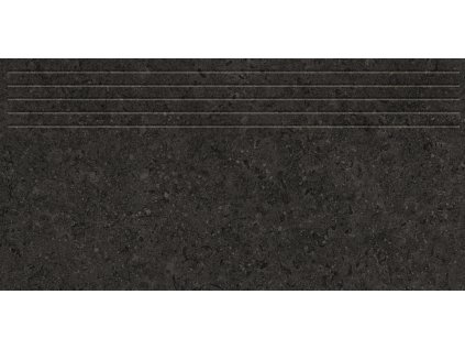 Schodovka Tubadzin Zimba black struktura mat rektifikovaná 30x60