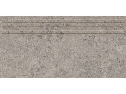 Schodovka Tubadzin Zimba light grey struktura mat rektifikovaná 30x60