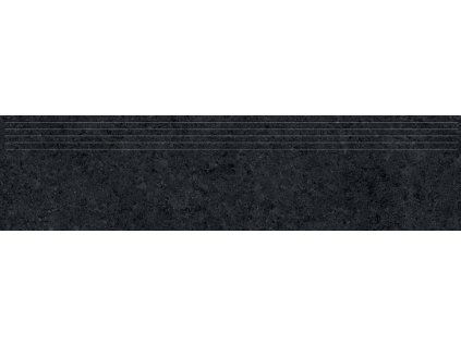 Schodovka Tubadzin Zimba black struktura mat rektifikovaná 30x120