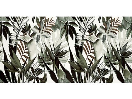 Obklad Tubadzin Rainforest leaves pololesk rektifikovaný 60x120