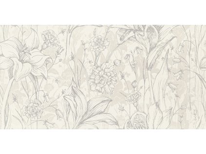 Obklad Arté Melia white flower lesk 31x61
