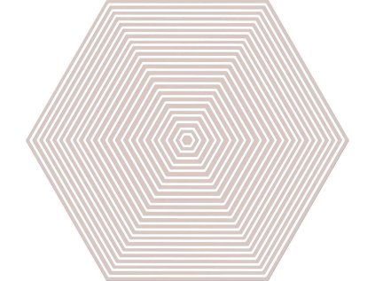 Dekor Tubadzin Cielo e Terra polvere geometry 1 mat rektifikovaný 19x22