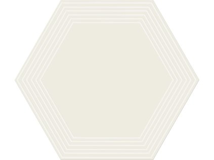 Dekor Tubadzin Cielo e Terra bianco geometry 2 mat rektifikovaný 19x22