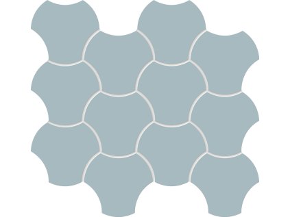 Mozaika Tubadzin Cielo e Terra blu up down 1 mat rektifikovaná 30x34