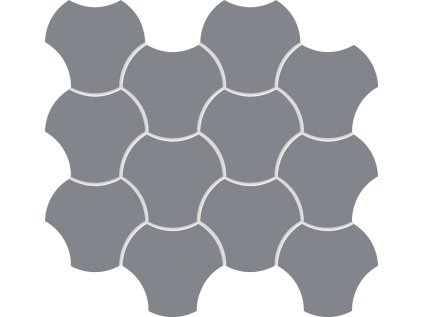 Mozaika Tubadzin Cielo e Terra grafite up down 1 mat rektifikovaná 30x34