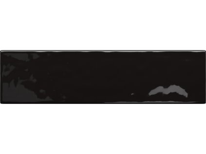 Obklad Tubadzin Masovia nero struktura lesk rektifikovaný 8x30