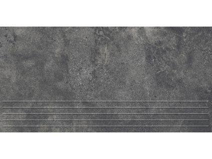 Schodovka Tubadzin Infinity anthrazite mat rektifikovaná 30x60