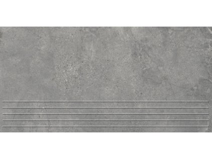 Schodovka Tubadzin Infinity light grey mat rektifikovaná 30x60