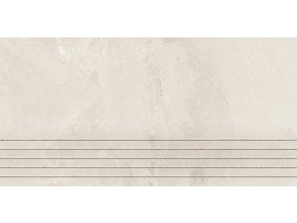 Schodovka Tubadzin Grand Cave ivory mat rektifikovaná 30x60