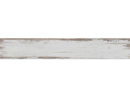 Dlažba Tubadzin Holiday Wood white struktura mat rektifikovaná 19x120