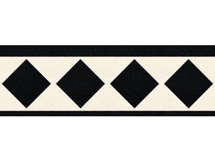 Listela Arté Senza black mat rektifikovaná 15x45
