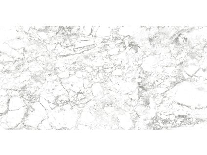 Dlažba Tubadzin Lounge stone white struktura lesk rektifikovaná 60x120