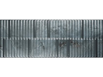 Obklad Arté Orizzonte navy struktura lesk rektifikovaný 33x90