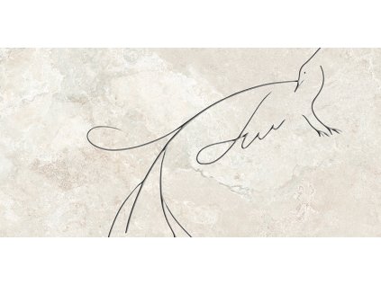 Dekor Tubadzin Teri Soft Line C struktura pololesk rektifikovaný 60x120