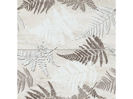 Dekor Tubadzin Terrane leaves 2 prvky mat rektifikovaný 61x62